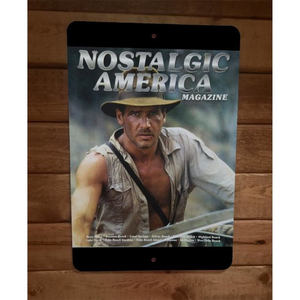 Nostalgic America Indiana Jones Cover 8x12‎ Metal Wall Sign Poster